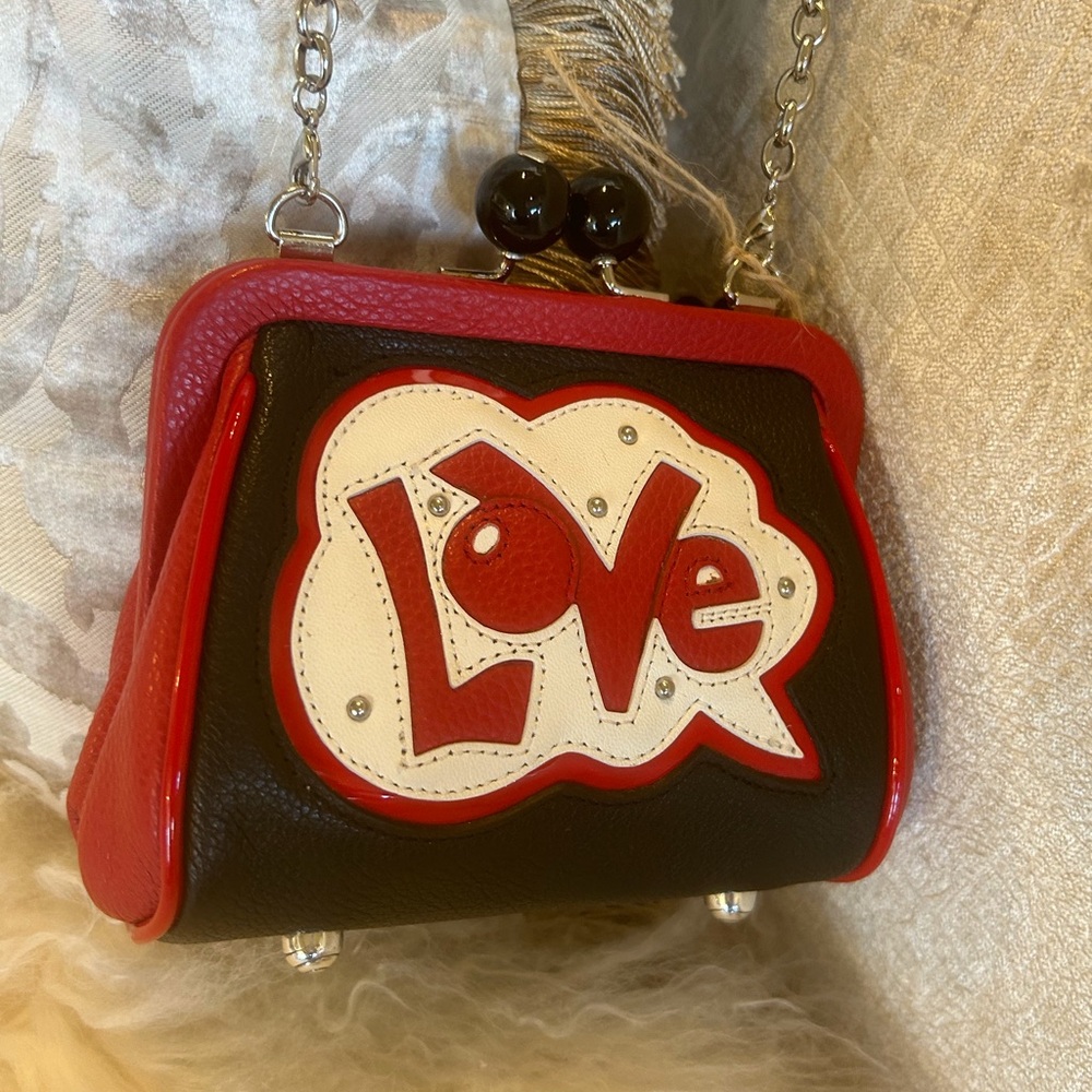 Brighton - Tom Clancy LOVE Collection Kiss Lock Coin Purse with Removable Chain